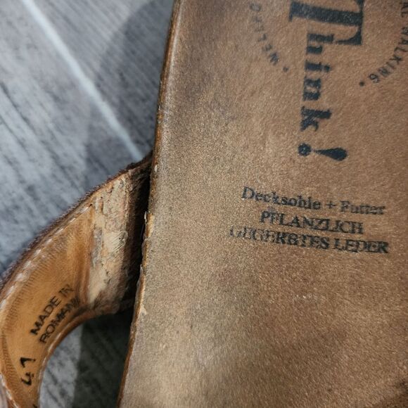 Think! Leather Sandals - Picture 12 of 16